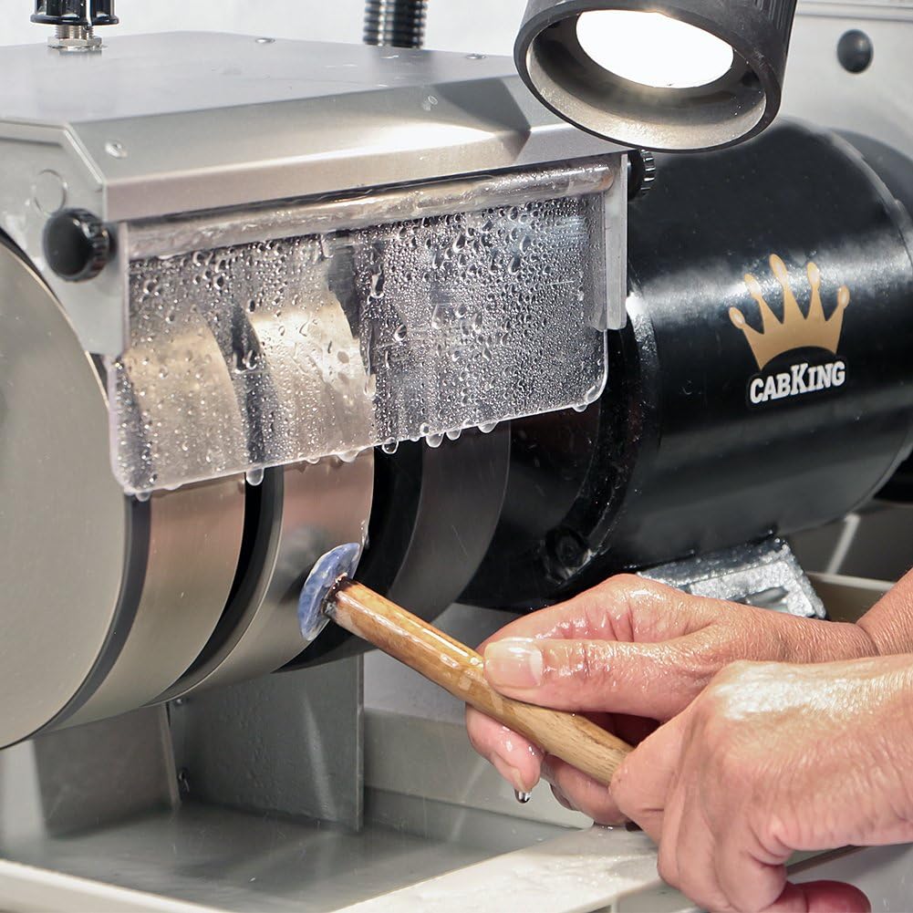 CabKing 6 Cabbing Machine | Lapidary Rock Grinder Polisher | Model CABKING-6V3 - Image 3