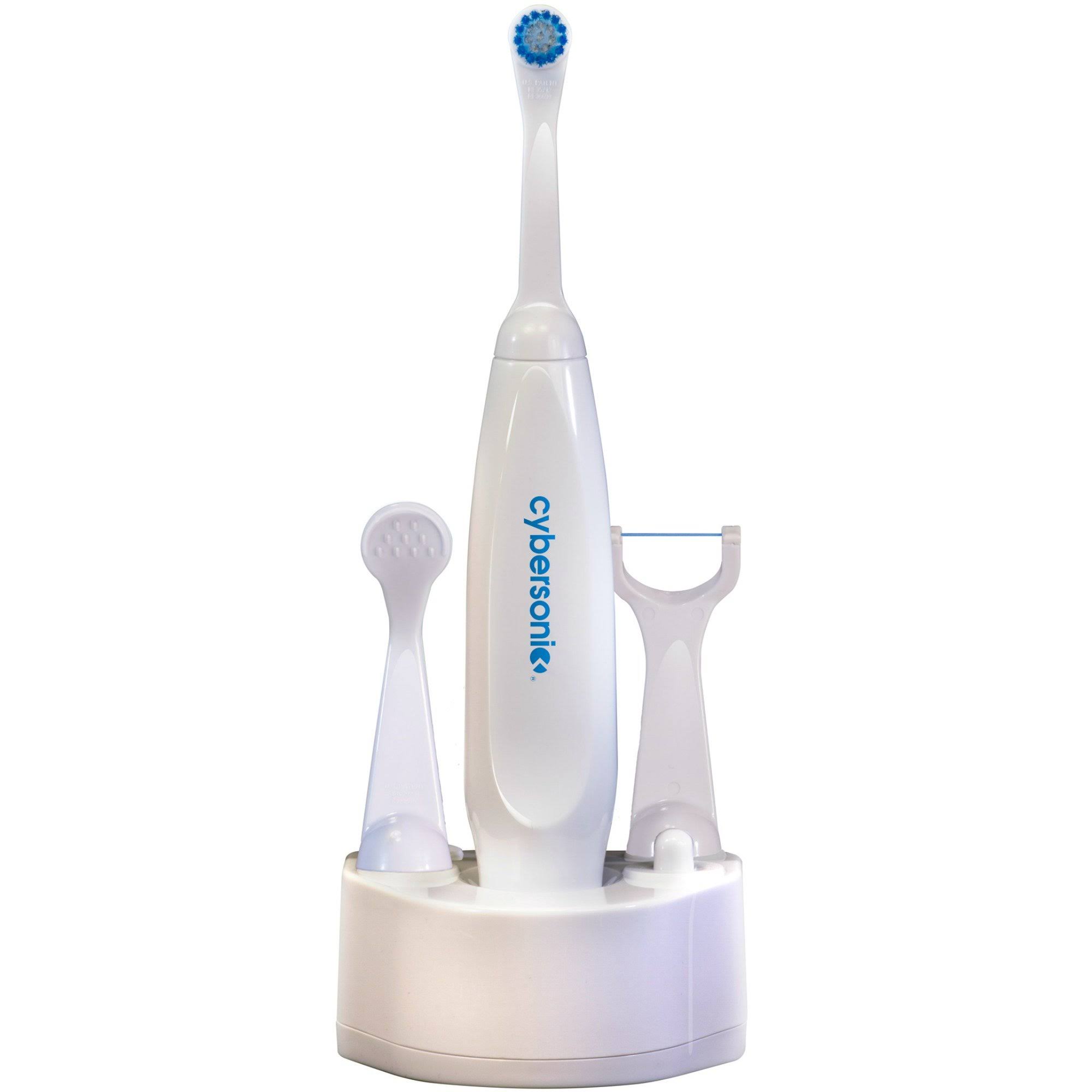 Cybersonic Classic Electric Toothbrush, Rechargable Power Toothbrush with Complete Dental Care Kit