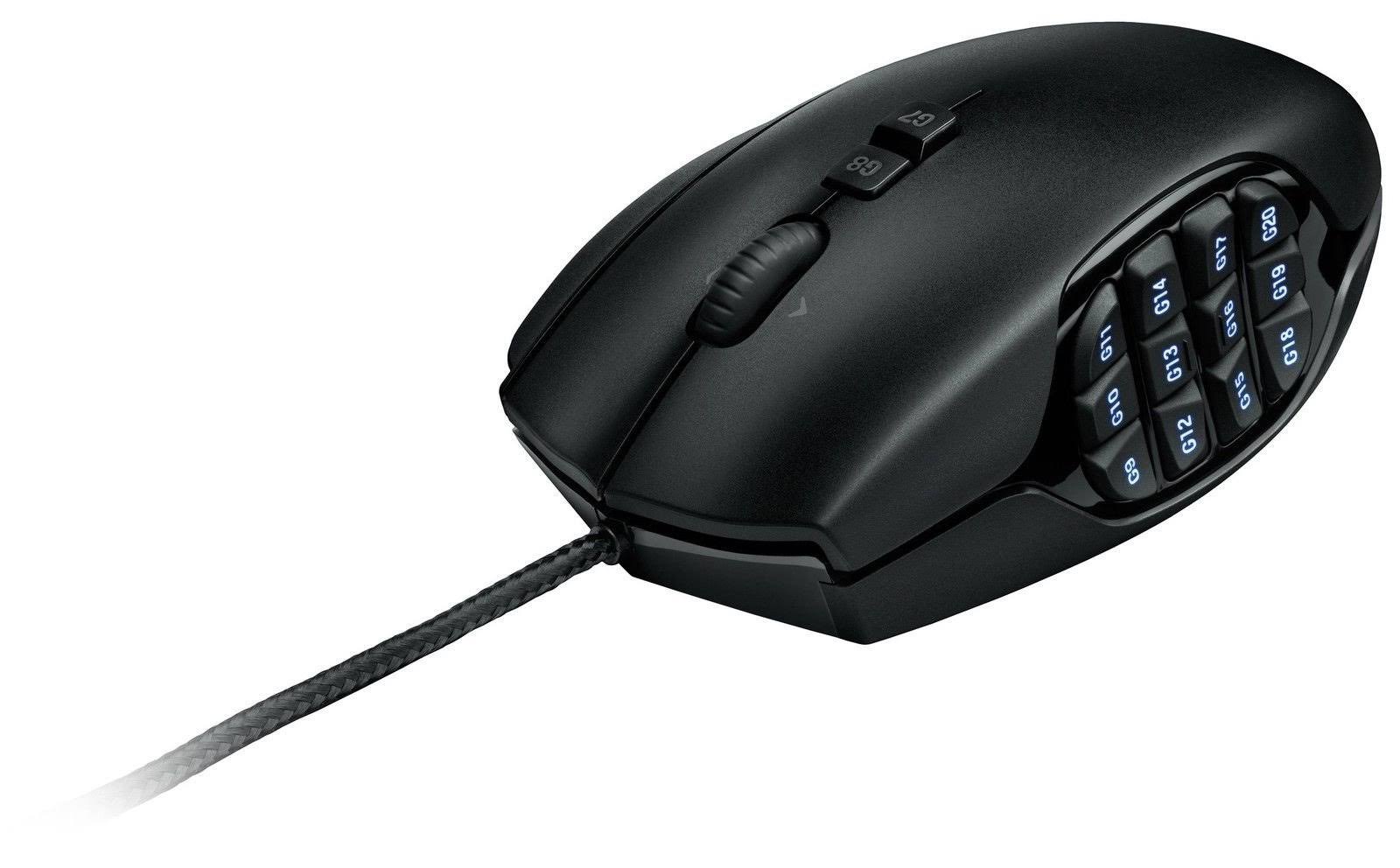 Logitech G600 MMO Gaming Mouse, RGB Backlit, 20 Programmable Buttons - Image 4
