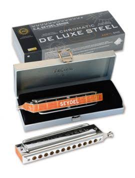 SEYDEL Chromatic Deluxe Steel Solo Harmonica Low F - Image 4