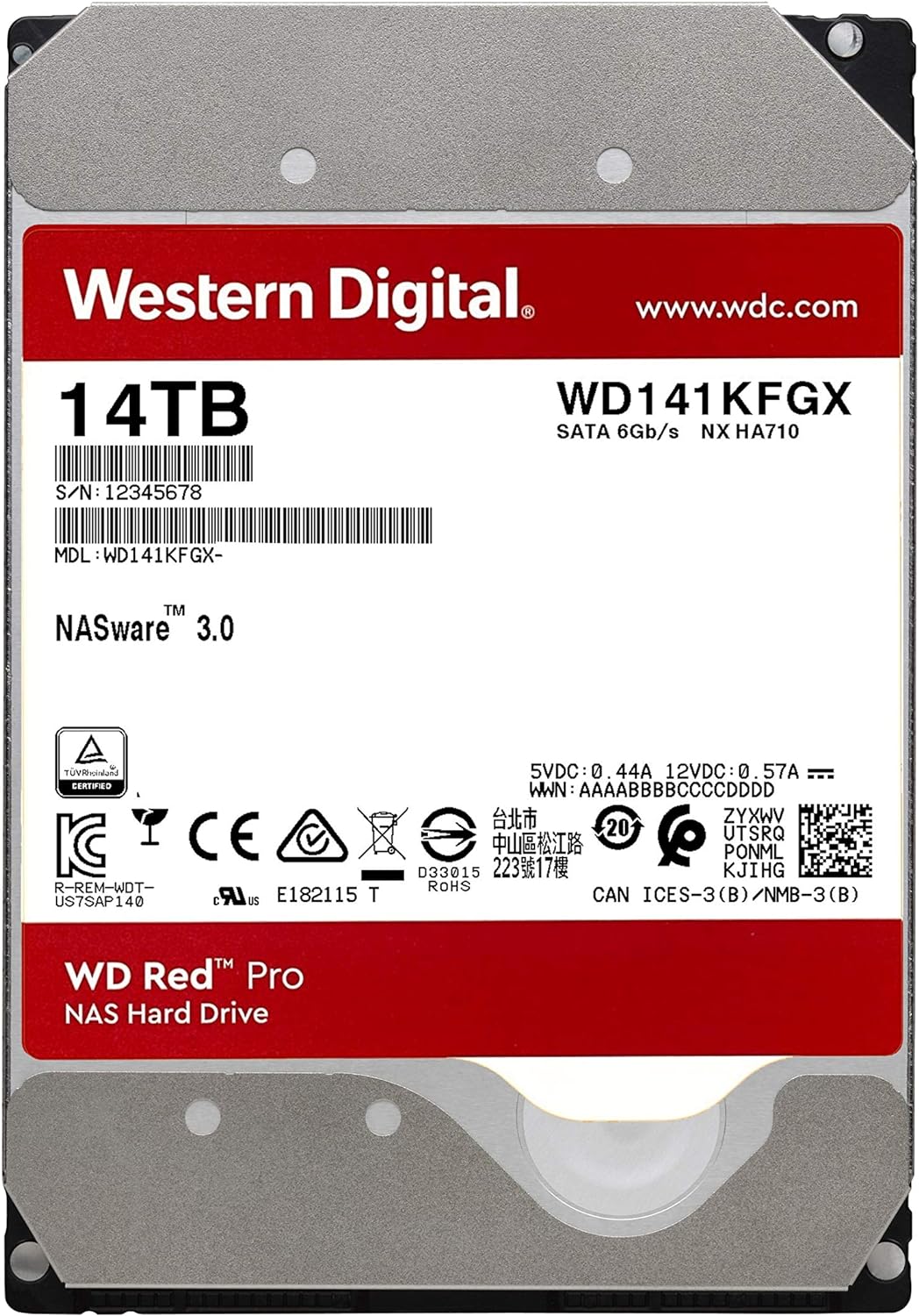Western Digital 4TB WD Red Pro NAS Internal Hard Drive HDD – 7200 RPM, SATA 6 Gb/s, CMR, 256 MB Cache, 3.5 – WD4003FFBX - Image 17
