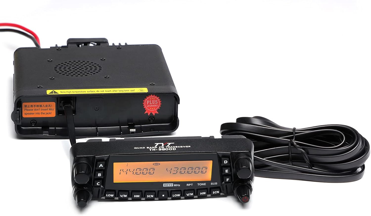 TYT TH-9800D Plus Version Quad Band Cross-Band 50W Mobile Transceiver Vehicle Radio Amateur Base Station, Cable/Software incl - Image 6