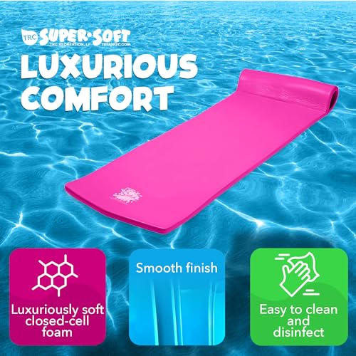 TRC Recreation Foam Swimming Pool Float, Floating Water Lounger, Splash 1.25?? - Image 74