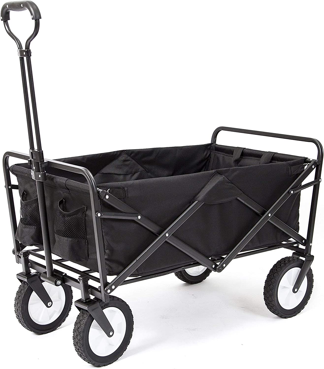 MacSports Collapsible Folding Outdoor Utility Wagon?? Black