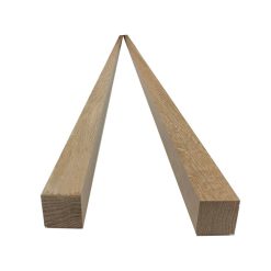 Swaner Hardwood 2 in. x 2 in. x 8 ft. Red Oak S4S Board (2-Pack)