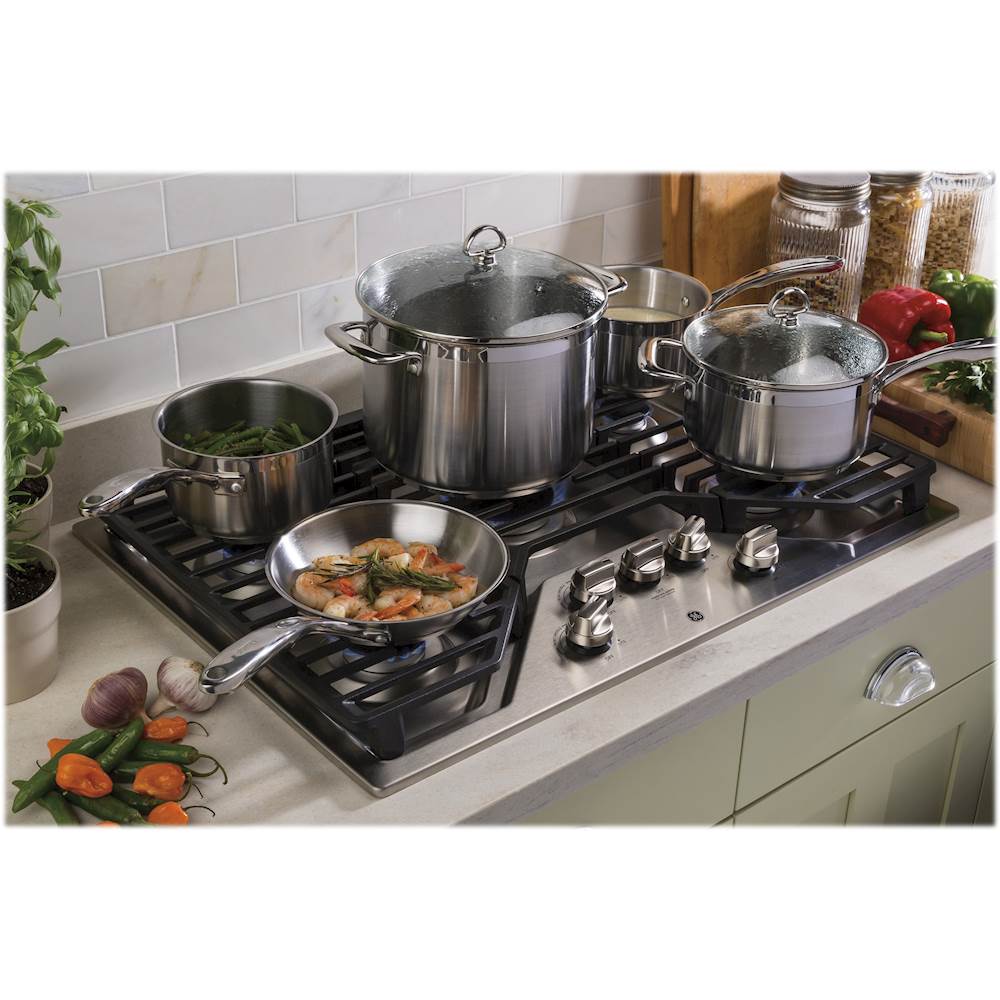 GE – 30 Gas Cooktop – Stainless steel - Image 2