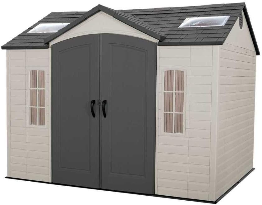 LIFETIME 10 FT. X 8 FT. OUTDOOR STORAGE SHED (Model 60001) - Image 2