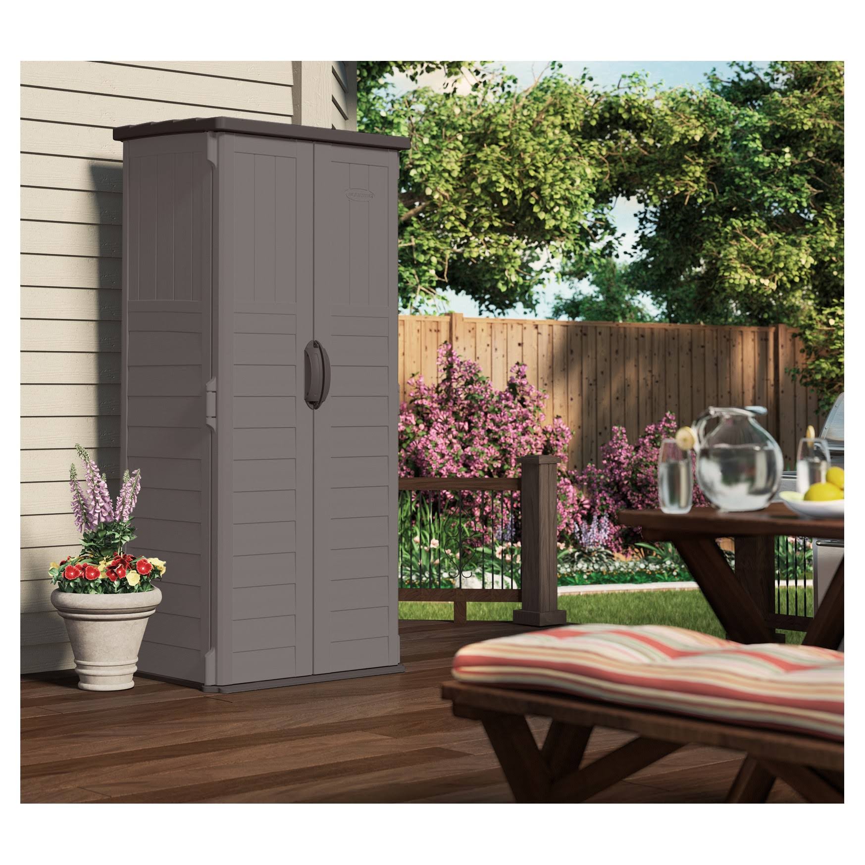 Vertical Storage Shed Suncast, Gray - Image 2
