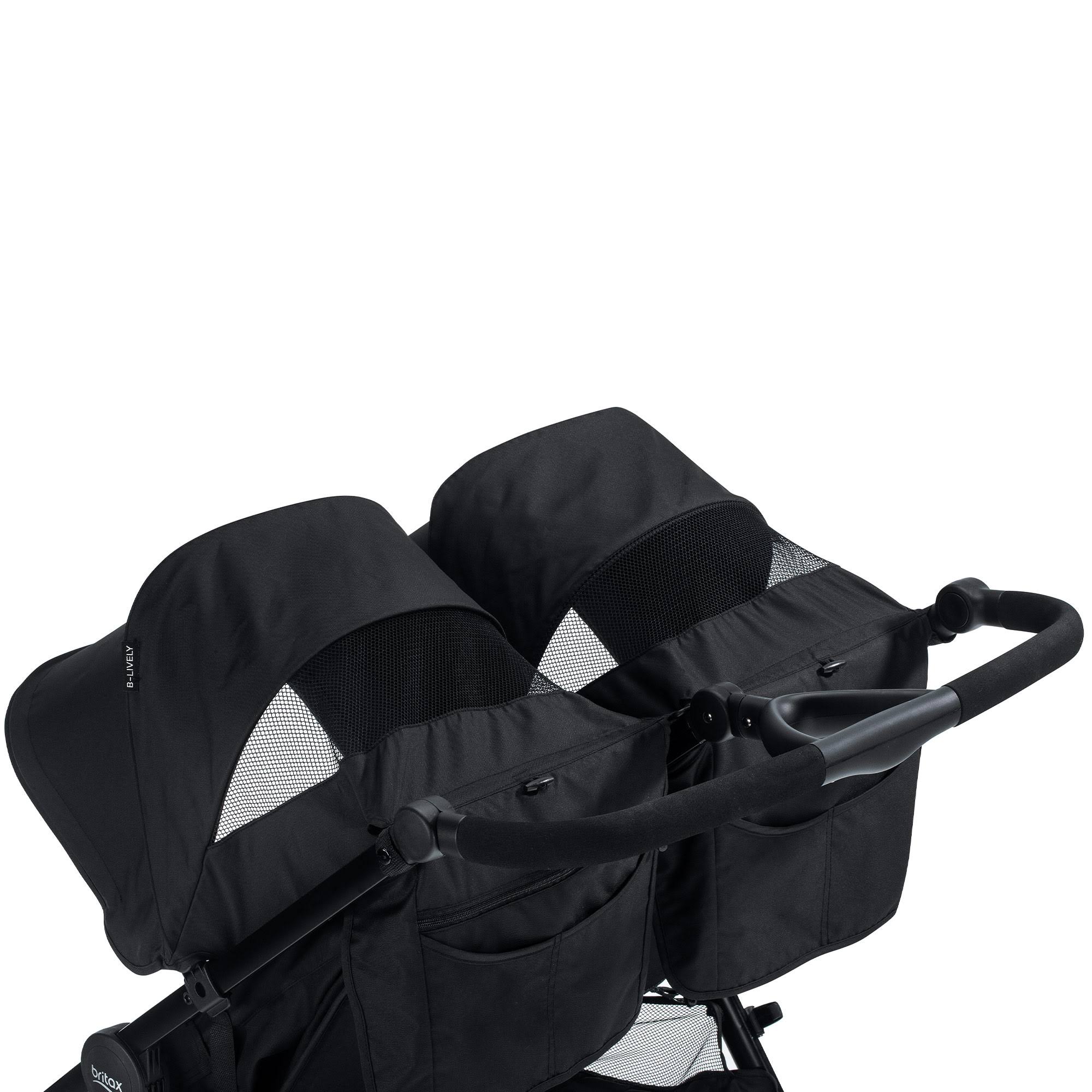 Britax B-Lively Double Stroller – Raven - Image 4