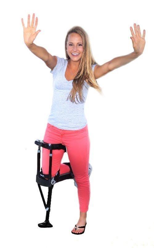 Iwalk Free 2.0 Hands Free Mobility Leg Support Knee Crutch Alternative - Image 2