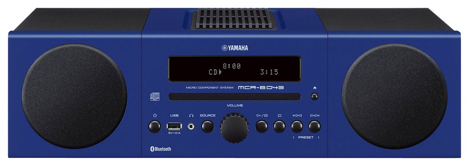 Yamaha MCR-B043BU Bluetooth Mini System Blue - Image 4