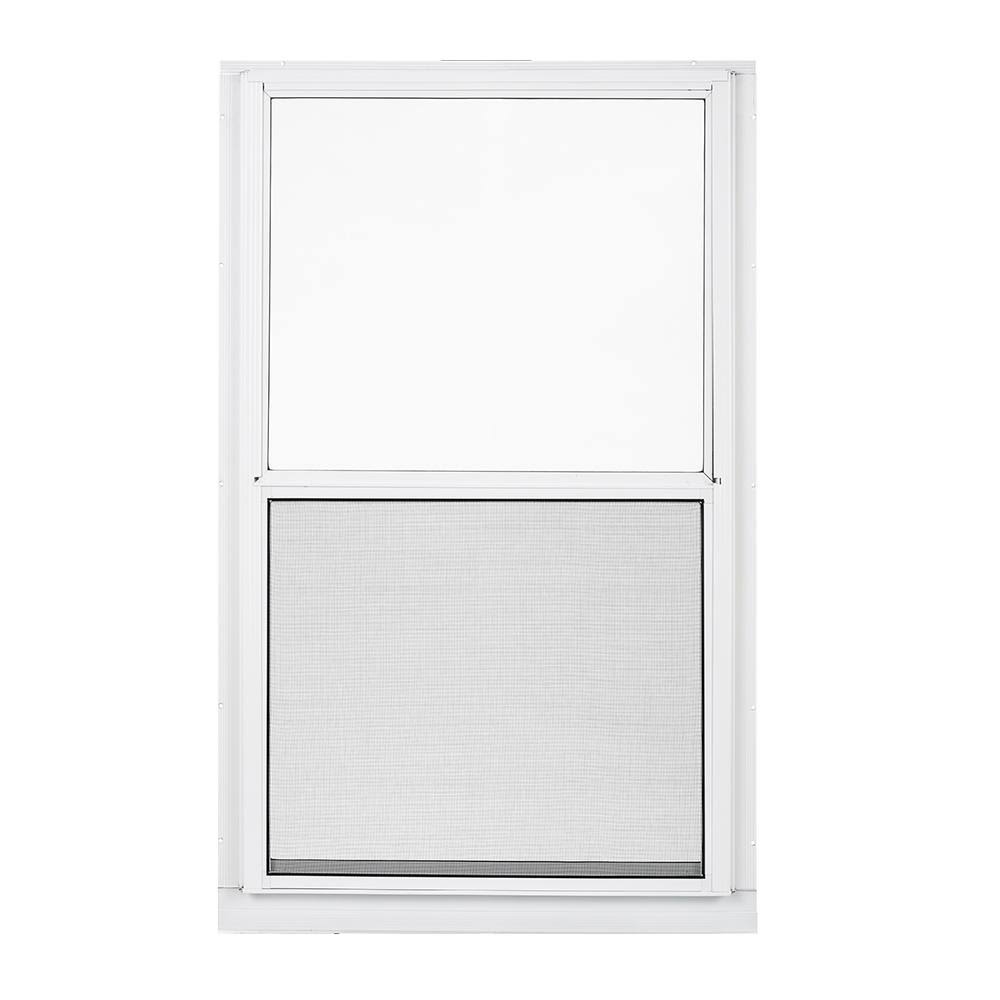 Larson 32 in. x 47 in. 2-Track Single Hung Aluminum Storm Window