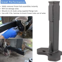 Alternative view of 8629 Universal Wheel Hub Removal Tool Replace for ATD Tools, Compatible with All Axle Bolt Hubs (5, 6 and 8 Lug Hubs).