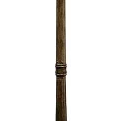 Gama Sonic GS-98B-D-WB Royal Bulb Lamp Post Outdoor Solar Lights on Pole, Double Lamps, Weathered Bronze
