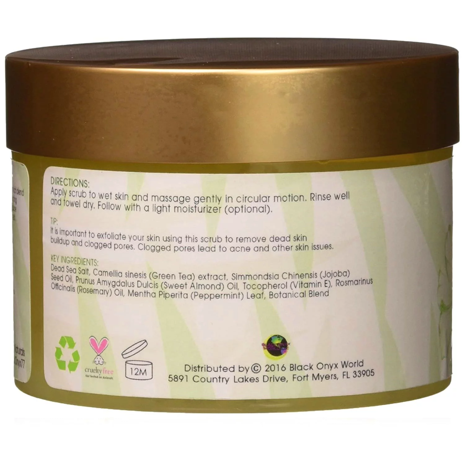Alikay Naturals Green Tea Chai Face Scrub, 8 Oz.,2 packs - Image 2