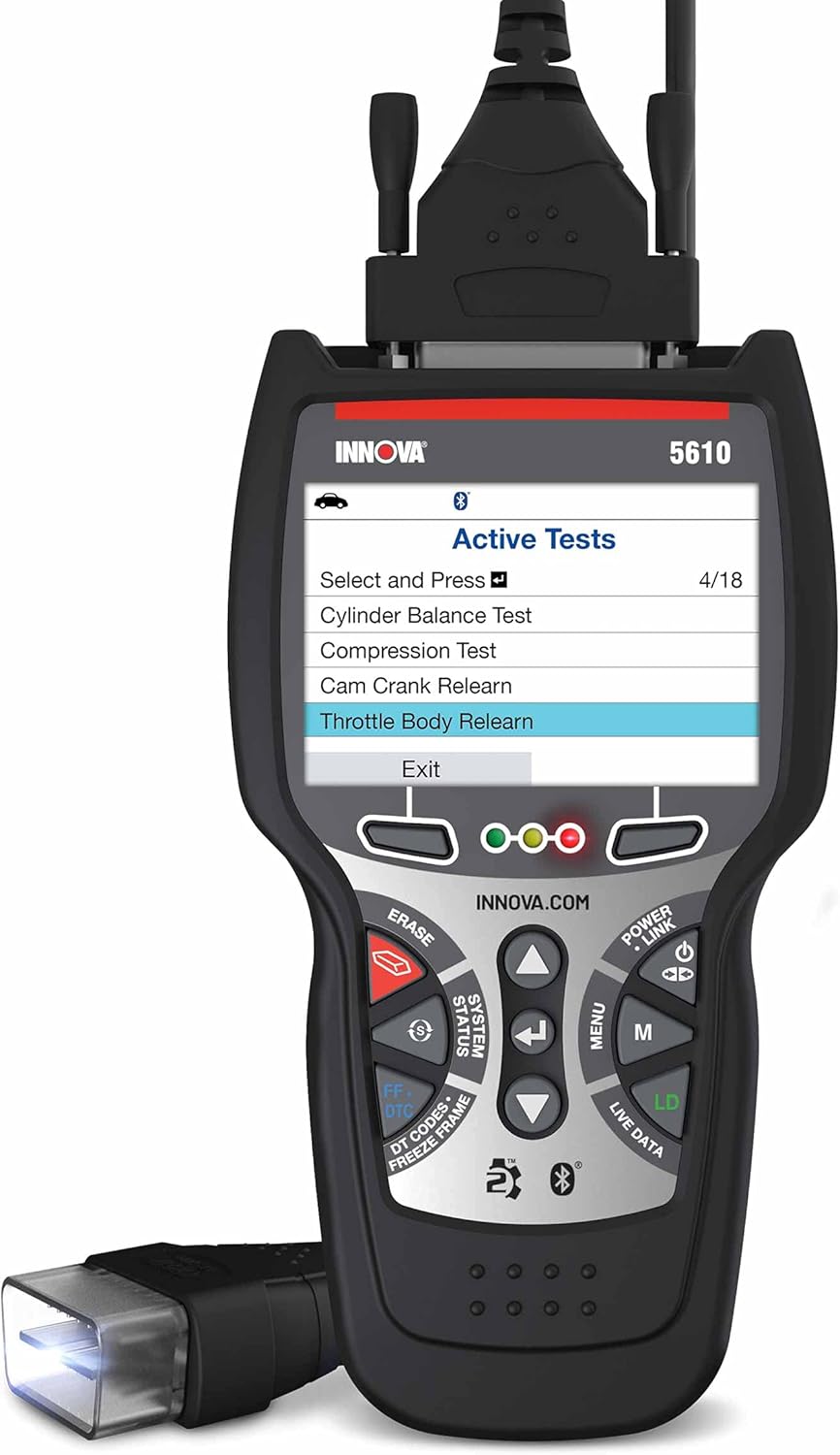 INNOVA 5610 – Newest 2022 OBD2 Diagnostic Code Scanner – BiDirectional System Test, Special Reset Function, All System Scan, Live Data