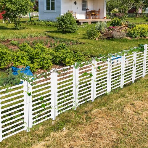 Privacy Fence 12 Pack, Air Conditioner Fence 15.7” ?? 22”, Outdoor Privacy Fence Screen, Trash Can Enclosure, Pool Equipment Panels, Panels Outdoor for Garden Patio - Image 5