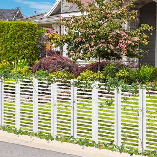 Privacy Fence 12 Pack, Air Conditioner Fence 15.7” ?? 22”, Outdoor Privacy Fence Screen, Trash Can Enclosure, Pool Equipment Panels, Panels Outdoor for Garden Patio - Image 4