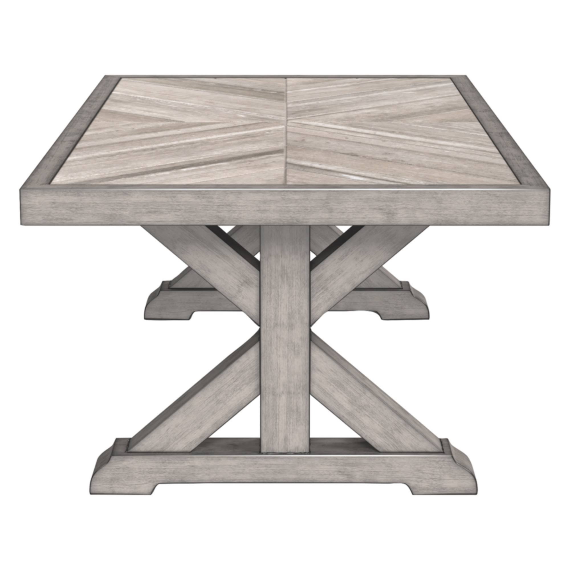Beachcroft Rectangular Cocktail Table – Beige – Outdoor by Ashley - Image 4