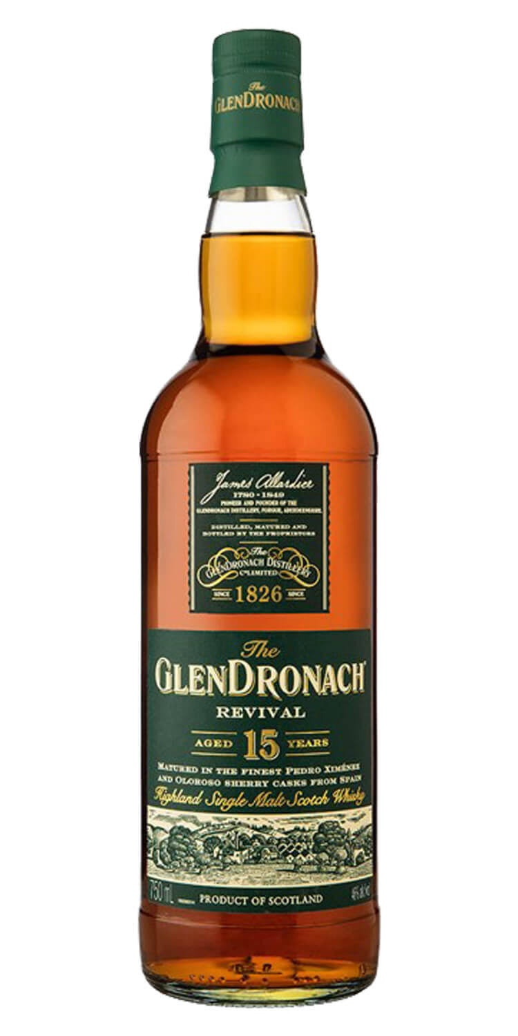 The Glendronach Scotch Single Malt 15 Year Revival 750ml