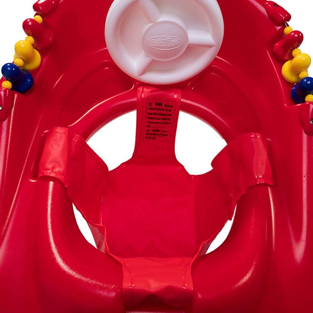SwimWays Plastic Molded Baby Swimming Pool Tug Boat Float with Toys and Canopy - Image 6