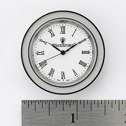 Alternative view of Waterford Silver Tone Clock Face Insert, Small 1 1/2 (2 Packs)