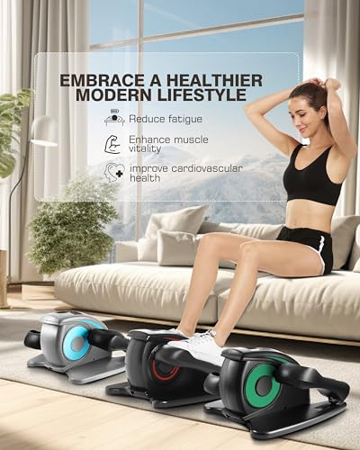 ANCHEER Under Desk Elliptical Machine – Quiet Pedal Exerciser for Seniors, Office & Home, Low-Impact Seated Leg Workout Equipment, Smart LCD Display, Remote Control - Image 38