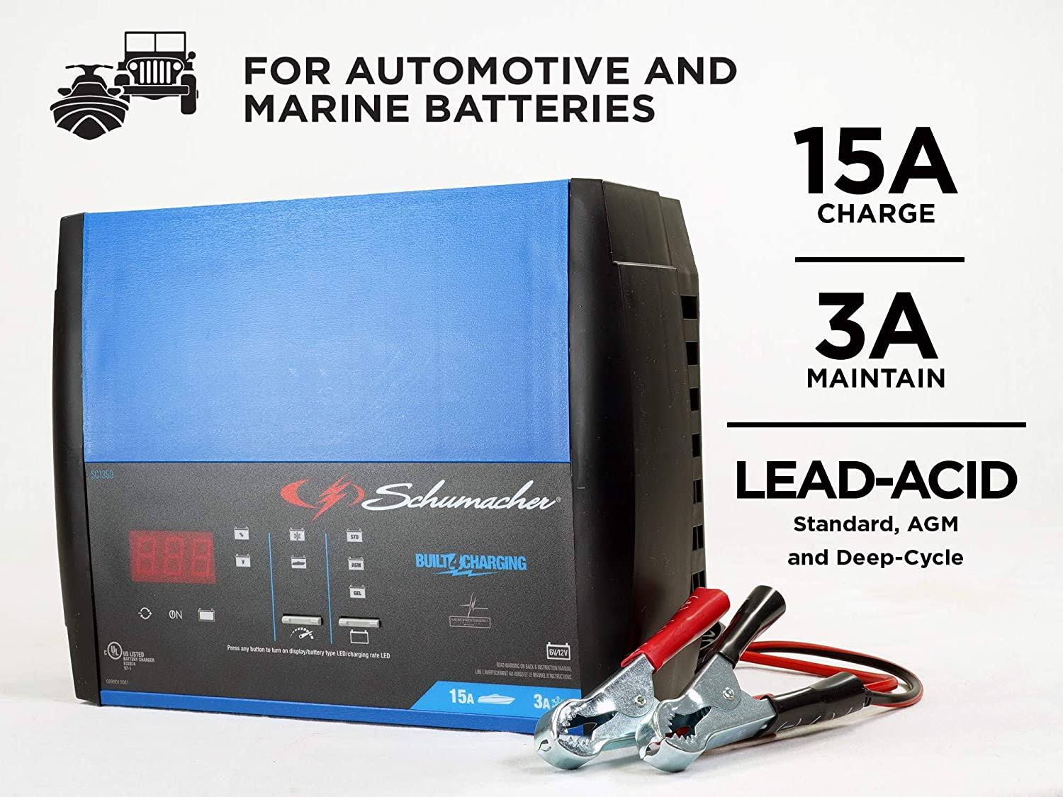 Schumacher 15 Amp Battery Charger Sc1359 - Image 6