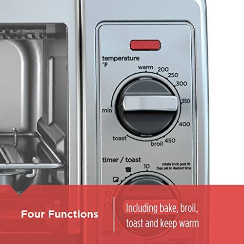 4-Slice Stainless Steel Toaster Oven Black + Decker, Silver - Image 6