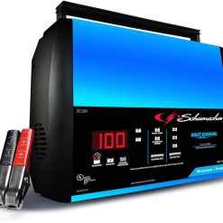 Alternative view of Schumacher Fully Automatic Battery Charger Maintainer, and Auto Desulfator with Battery Detection – 15 Amp/3 Amp, 6V/12V – For Cars, Trucks, SUVs, Marine, RV Batteries