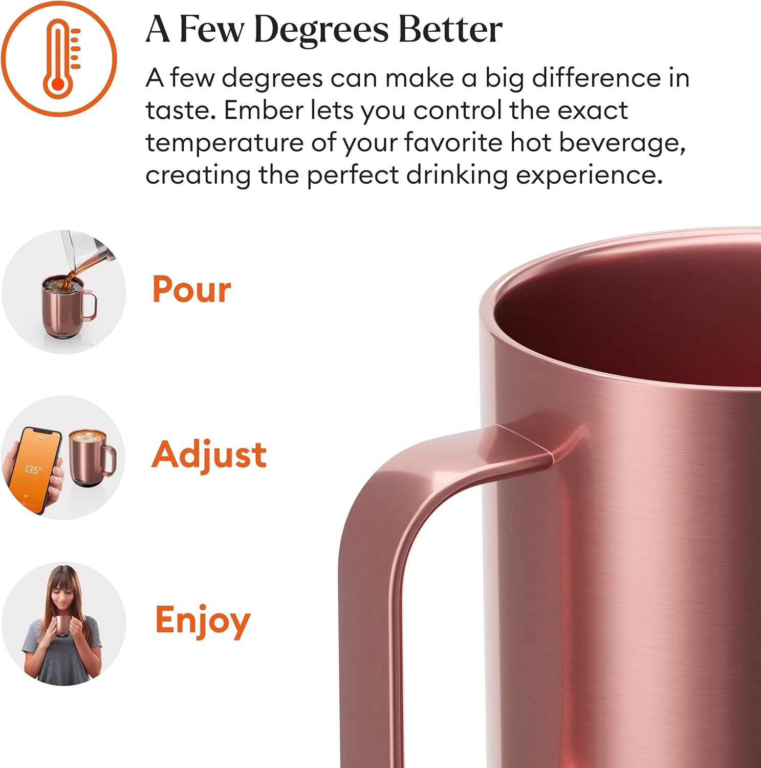 Ember Temperature Control Smart Mug 2, 14 Oz, App-Controlled Heated Coffee Mug with 80 Min Battery Life and Improved Design, White - Image 85