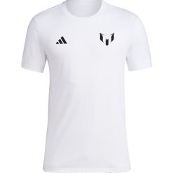 Alternative view of adidas Men’s Soccer Messi X Miami Bienvenido a Miami Tee -Messi Graphic Logo and #10, Available in Black & White