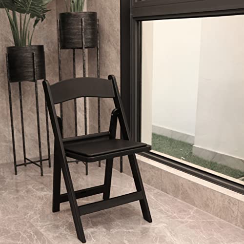 BTEXPERT Set of 4, Resin Folding Chair Vinyl Padded Seat Indoor Outdoor Lightweight Set for Home Event Party Picnic Kitchen Dining Church School Weddings - Image 11