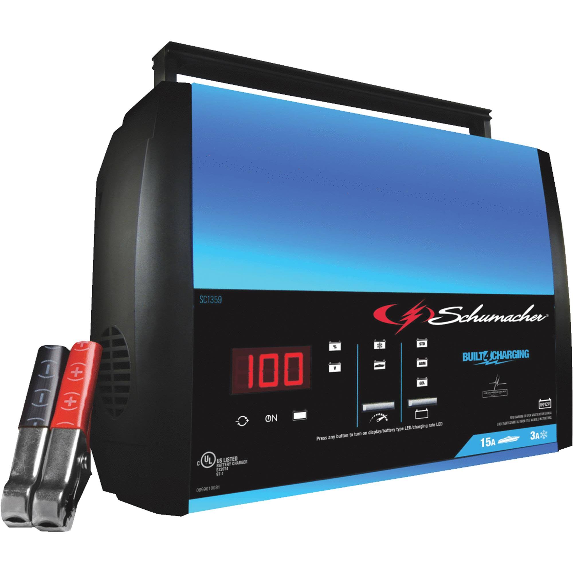 Schumacher 15 Amp Battery Charger Sc1359
