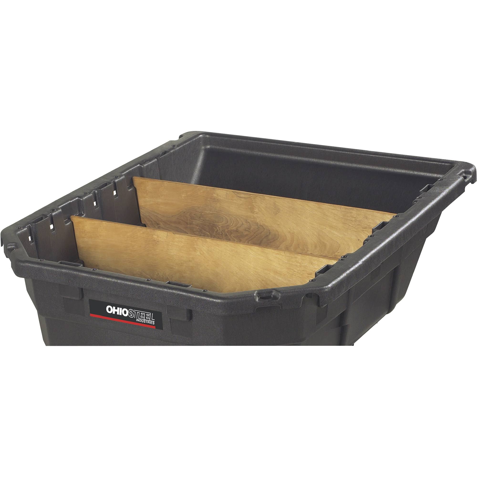 Ohio Steel 15 Cu. ft. Poly Swivel Lawn Tractor Dump Cart 1000P-SD - Image 4