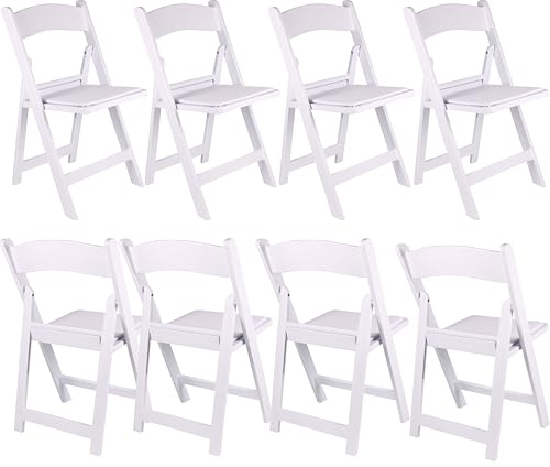 BTEXPERT Set of 4, Resin Folding Chair Vinyl Padded Seat Indoor Outdoor Lightweight Set for Home Event Party Picnic Kitchen Dining Church School Weddings - Image 19