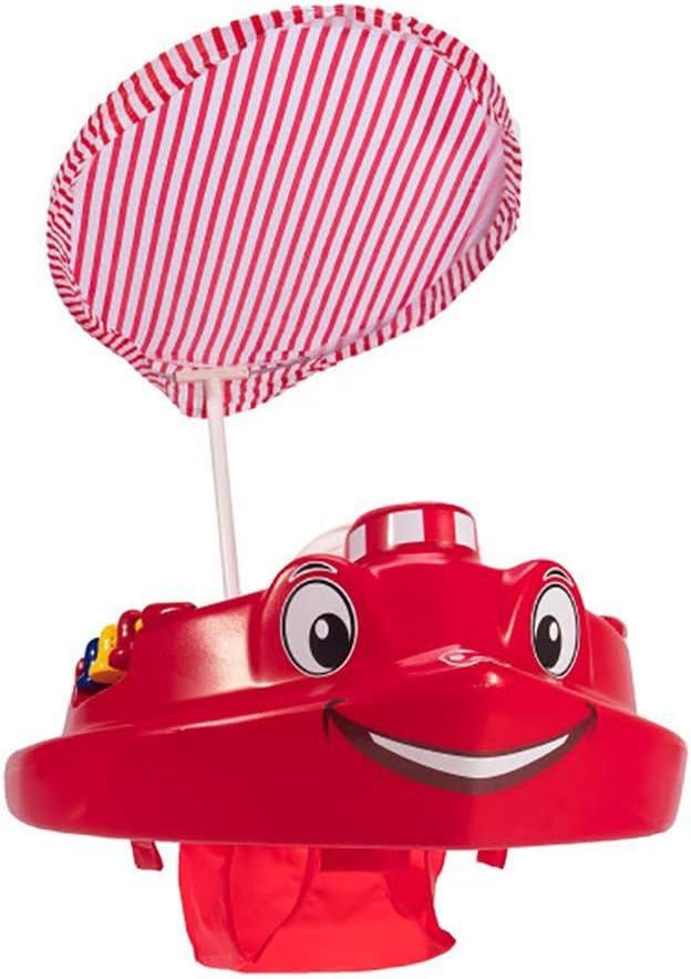 SwimWays Plastic Molded Baby Swimming Pool Tug Boat Float with Toys and Canopy - Image 7