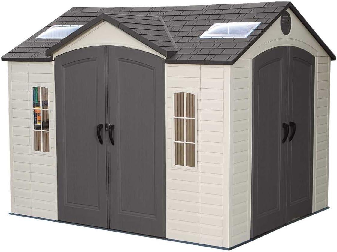 LIFETIME 10 FT. X 8 FT. OUTDOOR STORAGE SHED (Model 60001)