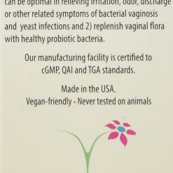 Alternative view of FloraFemme – pH Balanced Vaginal Probiotic Suppositories – Supports pH Balance of Yeast & Bacteria for Feminine Freshness! Supports Restoration of Healthy Vaginal Flora & Eliminates Vaginal Odor!