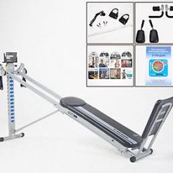 Total Gym Fit Plus w/ 14 Resistance Levels and XL Squat Stand ,Blue