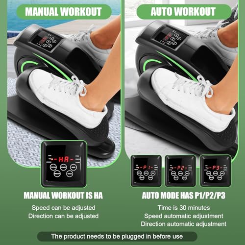 ANCHEER Under Desk Elliptical Machine – Quiet Pedal Exerciser for Seniors, Office & Home, Low-Impact Seated Leg Workout Equipment, Smart LCD Display, Remote Control - Image 20