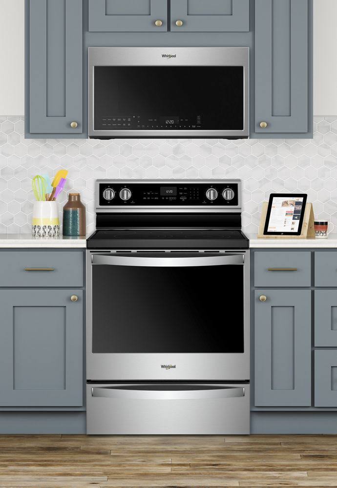 Whirlpool WMH78019HZ 1100W Built-In Convection Microwave Hood Combo – 1.9 cu ft – Stainless Steel - Image 4