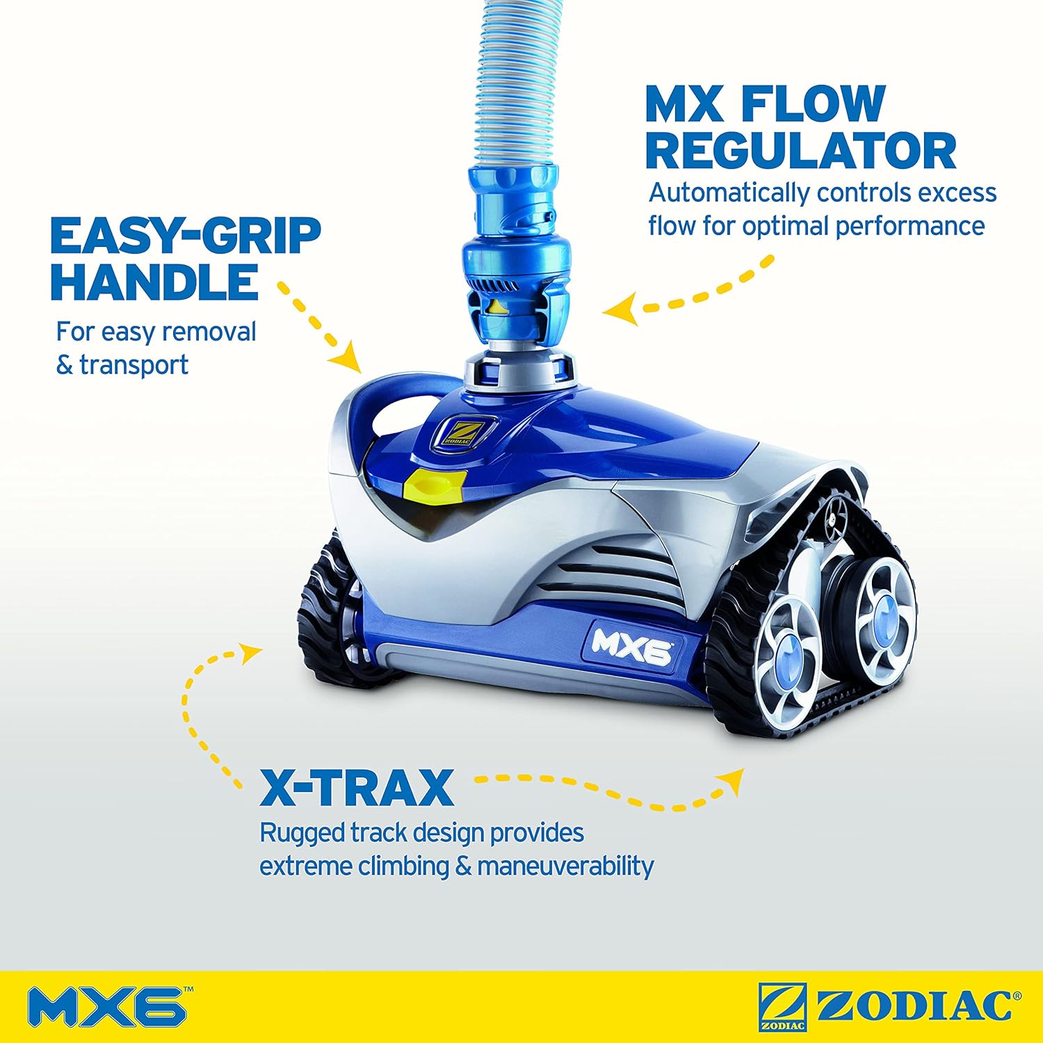 Zodiac MX6 Automatic Suction-Side Pool Cleaner Vacuum for In-ground Pools - Image 3