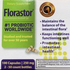 Alternative view of Florastor Probiotic 100 Count 250mg 2