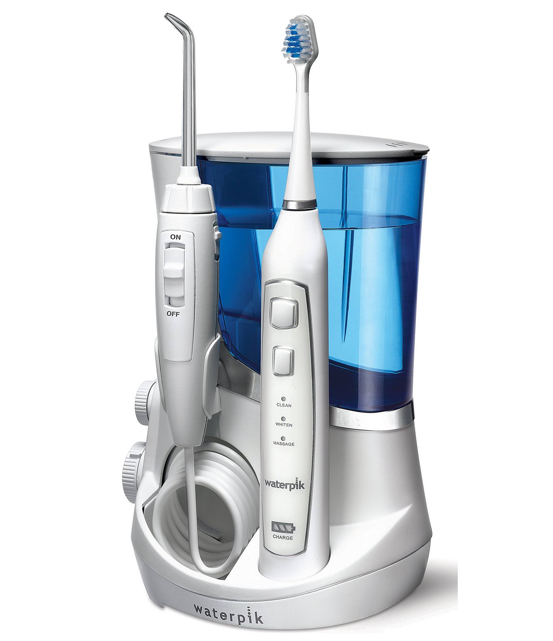 Waterpik Water Flosser + Sonic Toothbrush, Complete Care 5.0 – 1 Pack
