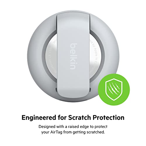 Belkin Apple AirTag Secure Holder with Key Ring – Durable, Scratch-Resistant Case with Open Face & Raised Edges – Protective AirTag Keychain Accessory for Keys - Image 7