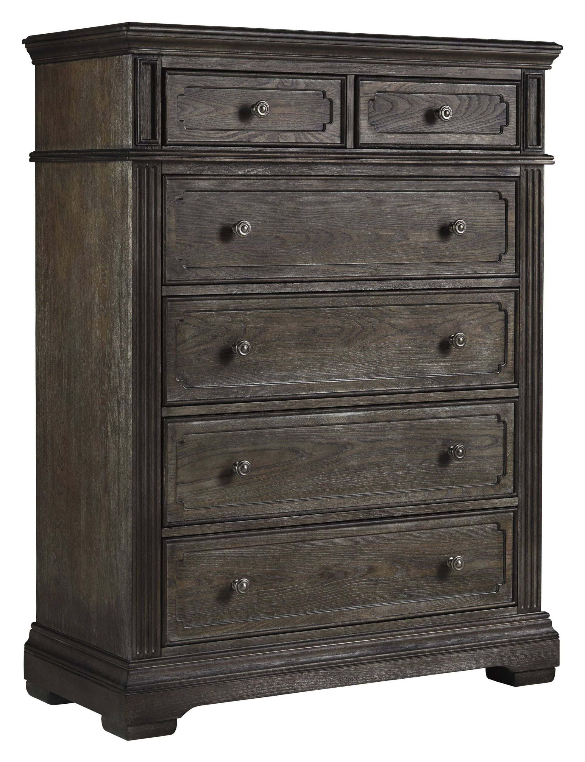 Mikalene – Brown Metallic – Six Drawer Chest B737-46