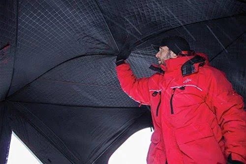 Eskimo FF949I Fatfish Insulated Pop-Up Portable Ice Shelter, 3-4 Person, Ice - Image 7