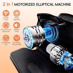 Alternative view of Under Desk Elliptical Machine,Morelax Ellipse Leg Exerciser for Seniors,Quiet & Portable Mini Electric Seated Pedal Exerciser & 12 Adjustable Speeds