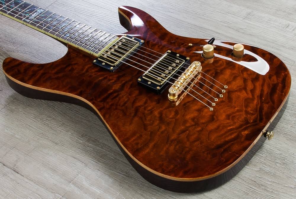 Schecter C-1 Classic Electric Guitar Antique - Image 4